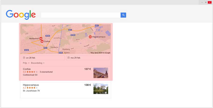 Lokaal scoren in Google